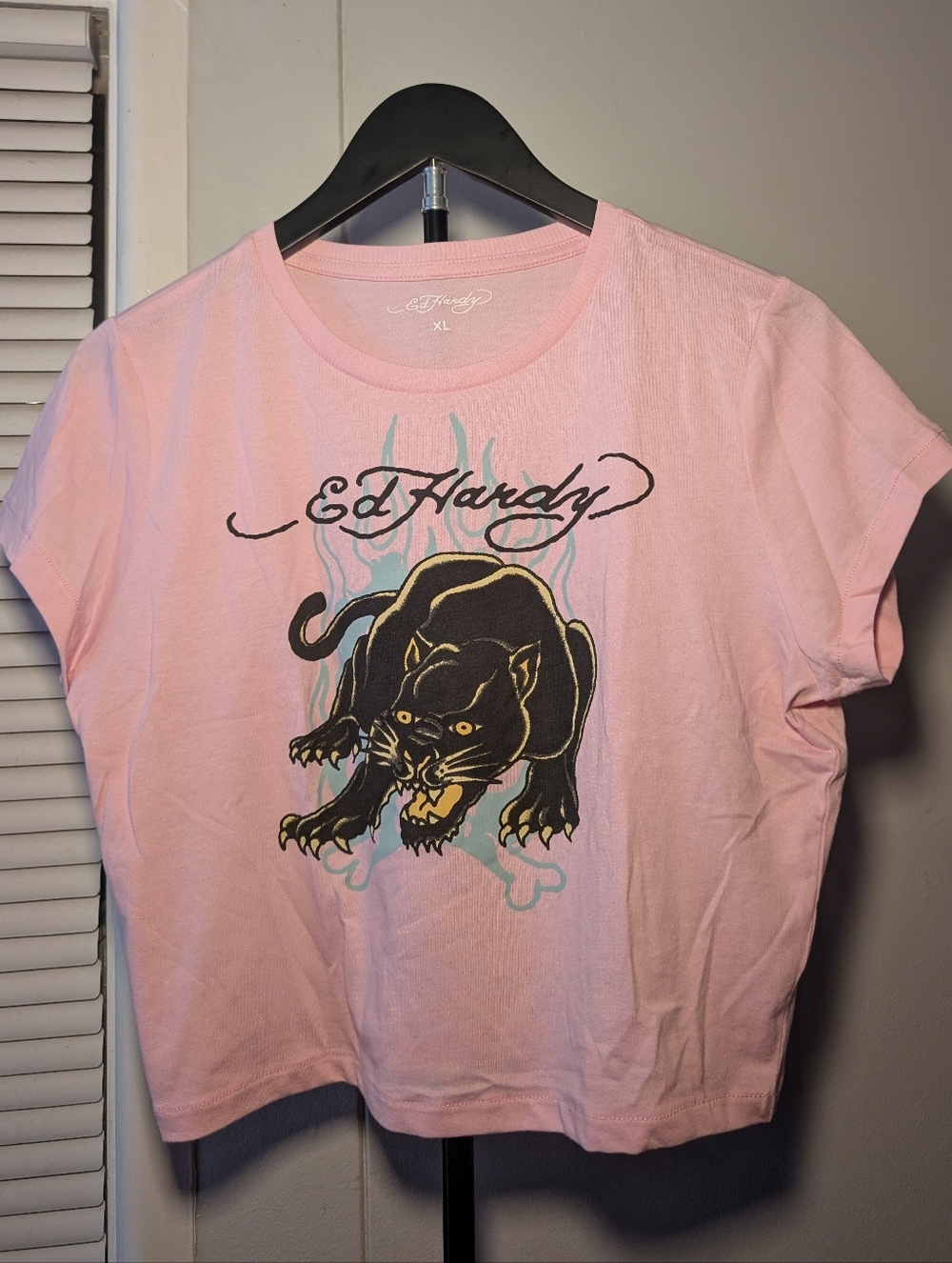 Ed Hardy Pink Panther Graphic Tee